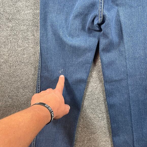 VTG Sasson Jeans Women's 5 Blue Dark Wash Style 31015 High Waist Straight Leg - Picture 8 of 11